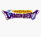 Dragon Quest I & II title screen for GameBoy Color